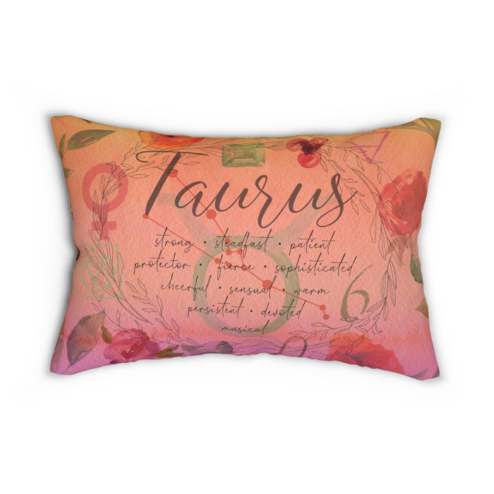 Taurus Spun Polyester Lumbar Pillow