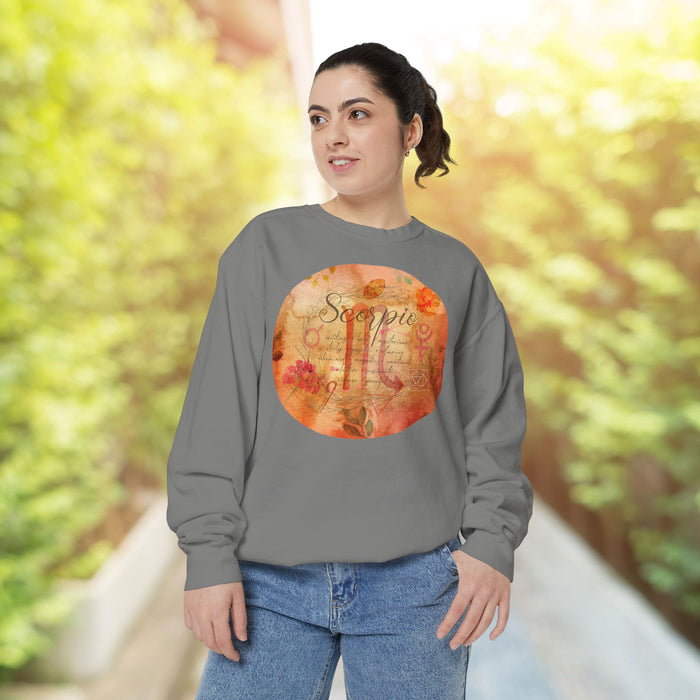 Scorpio Unisex Garment-Dyed Sweatshirt