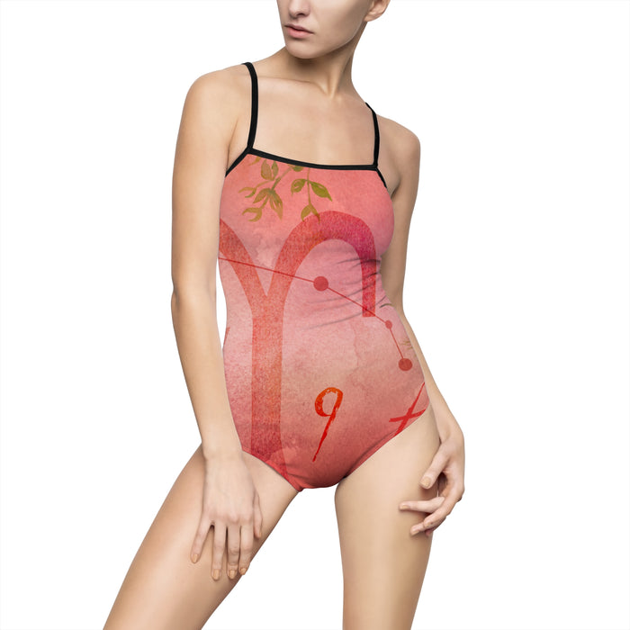 Aries Women's One-piece Swimsuit (AOP)