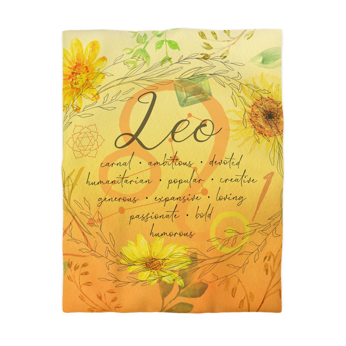 Leo Microfiber Duvet Cover