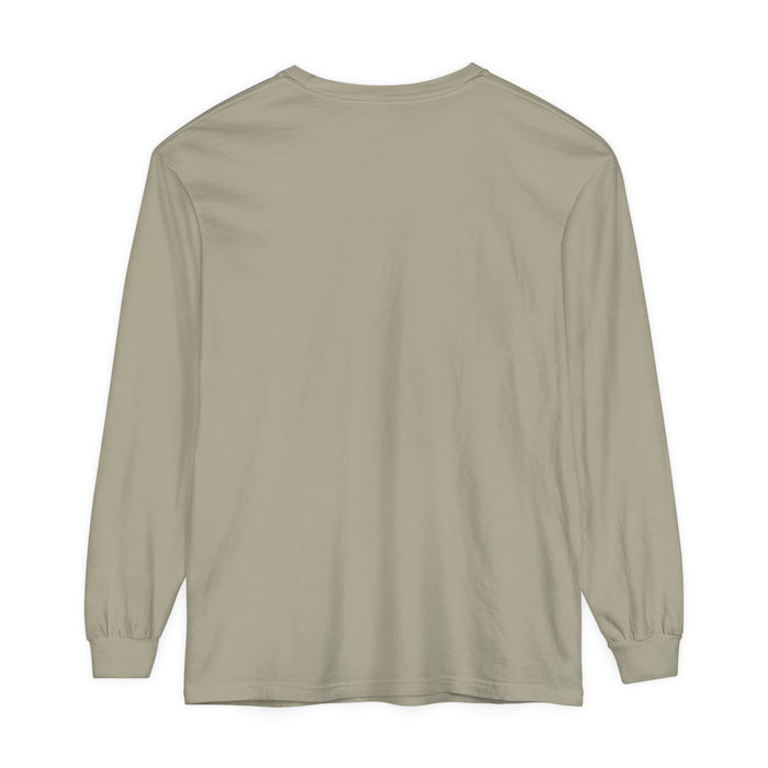 Leo Unisex Garment-dyed Long Sleeve T-Shirt