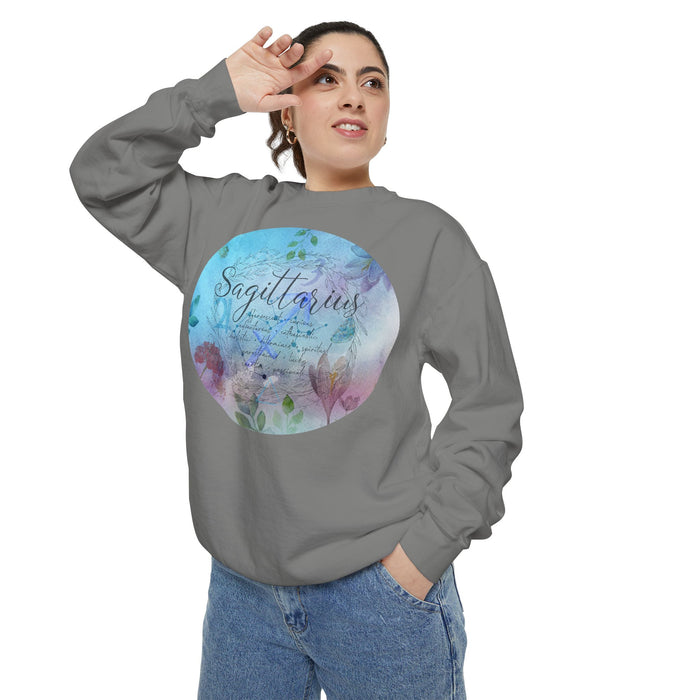 Sagittarius Unisex Garment-Dyed Sweatshirt