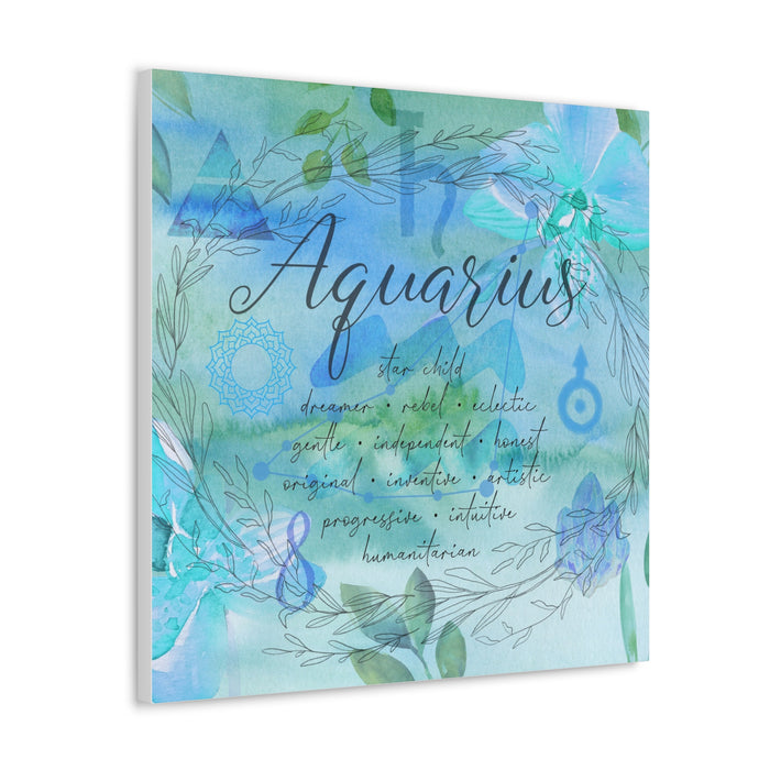 Aquarius Canvas Gallery Wraps