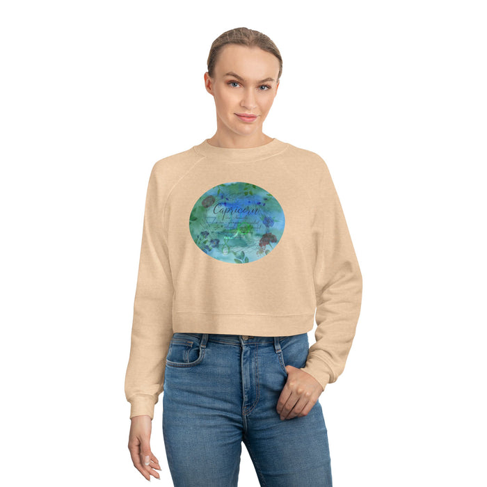 Capricorn Women's Cropped Fleece Pullover