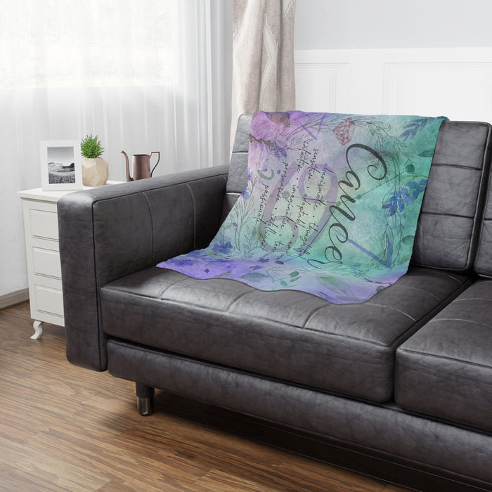 Cancer Microfiber Blanket