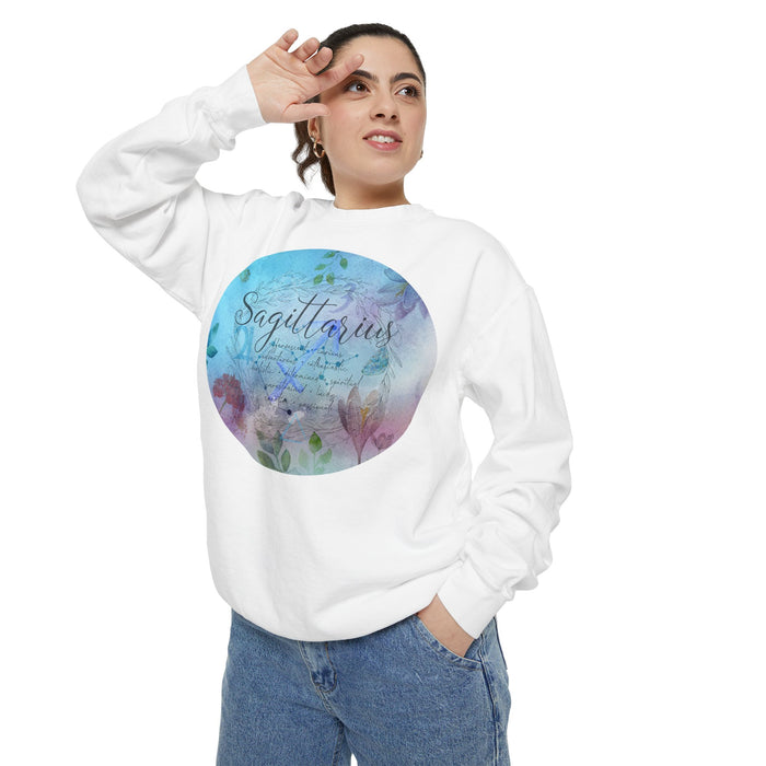 Sagittarius Unisex Garment-Dyed Sweatshirt