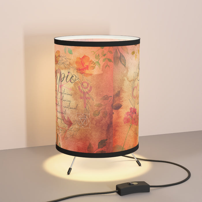 Scorpio Tripod Lamp with High-Res Printed Shade, US\CA plug