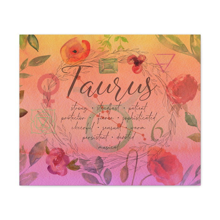 Taurus Canvas Gallery Wraps