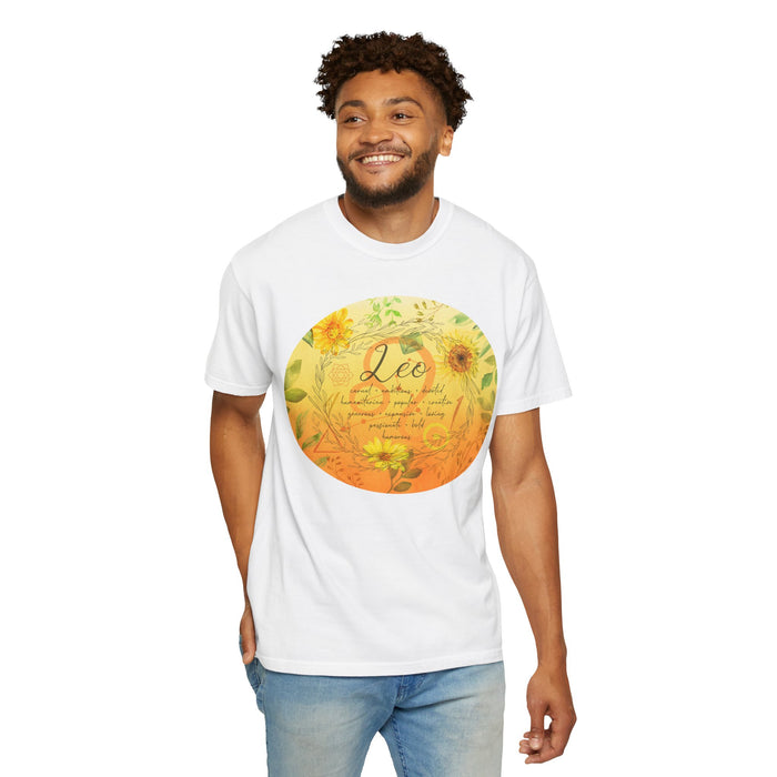 Leo Unisex Garment-Dyed T-shirt
