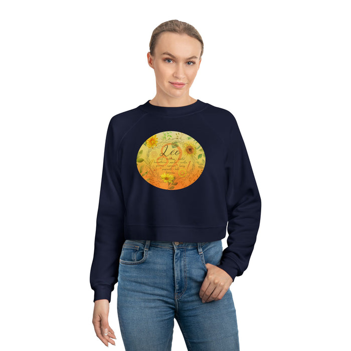 Leo Women's Cropped Fleece Pullover