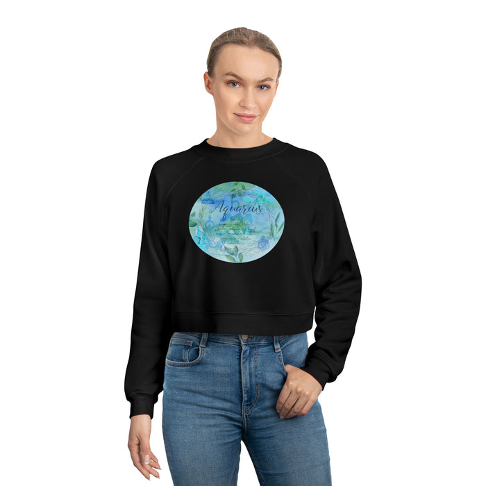 Aquarius Women's Cropped Fleece Pullover