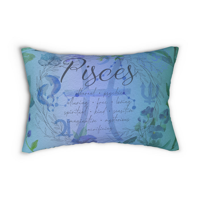 Pieces Spun Polyester Lumbar Pillow