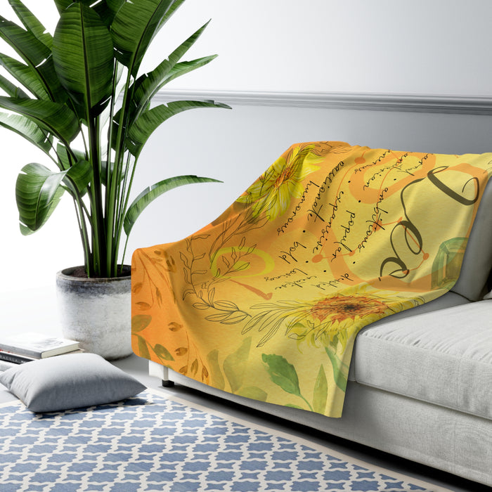 Leo Sherpa Fleece Blanket