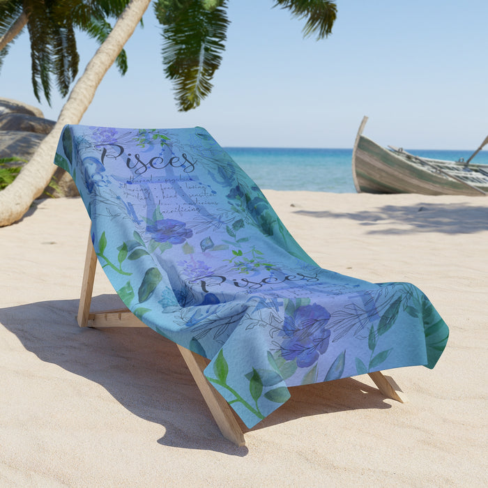 Pisces Beach Towel