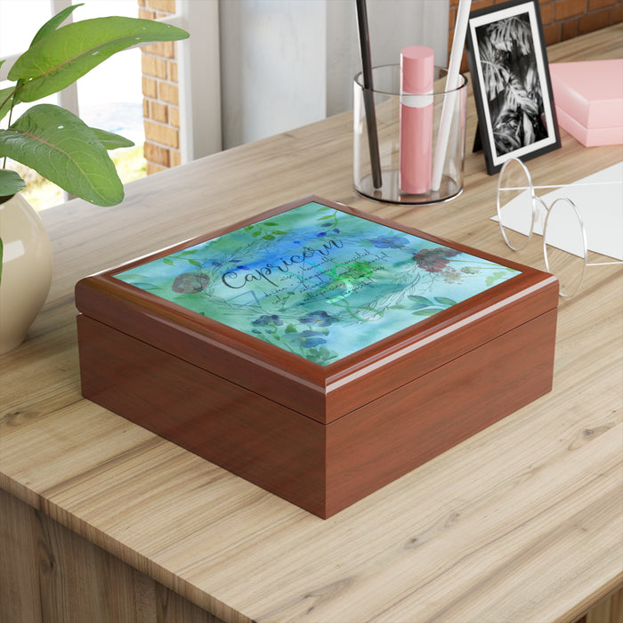 Capricorn Jewelry Box