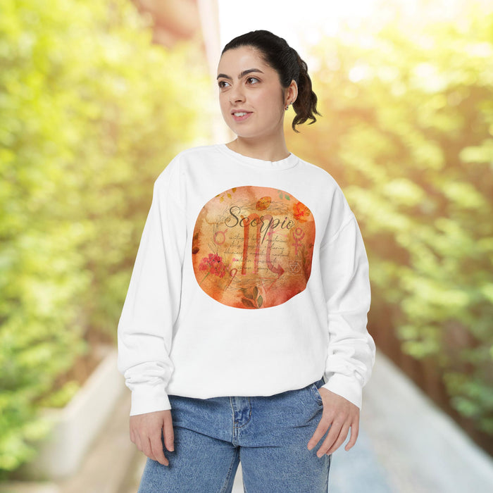 Scorpio Unisex Garment-Dyed Sweatshirt