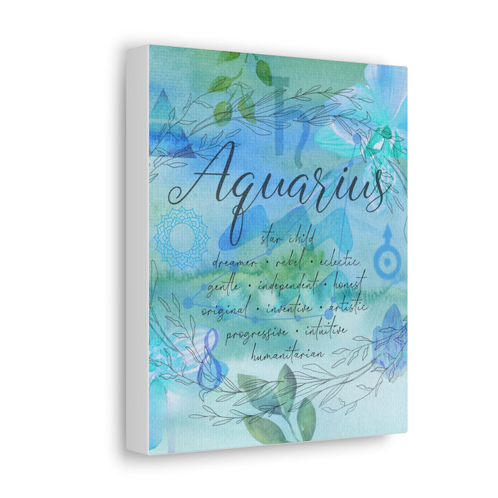 Aquarius Canvas Gallery Wraps