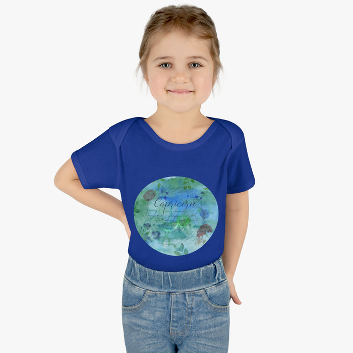 Capricorn Infant Baby Rib Bodysuit