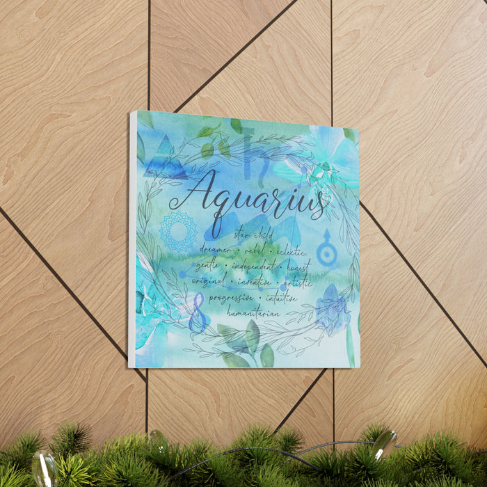 Aquarius Canvas Gallery Wraps