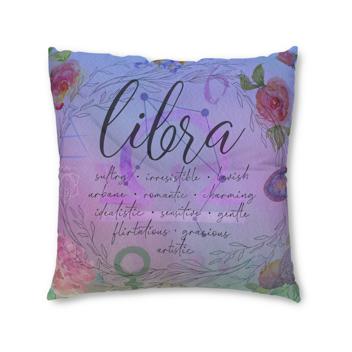 Libra Tufted Floor Pillow, Square