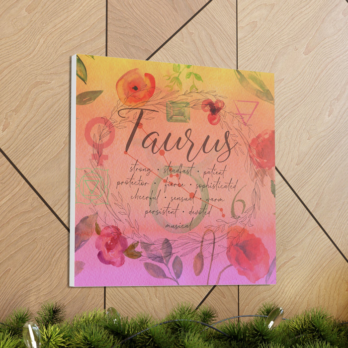 Taurus Canvas Gallery Wraps