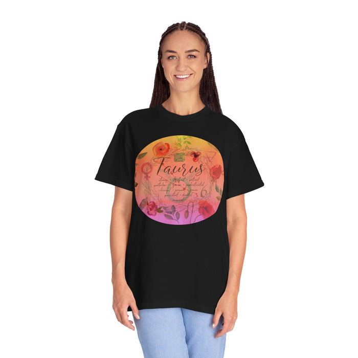 Taurus Unisex Garment-Dyed T-shirt