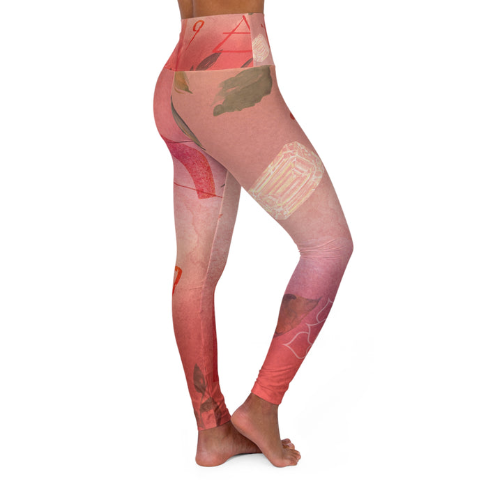 Aries High Waisted Yoga Leggings (AOP)