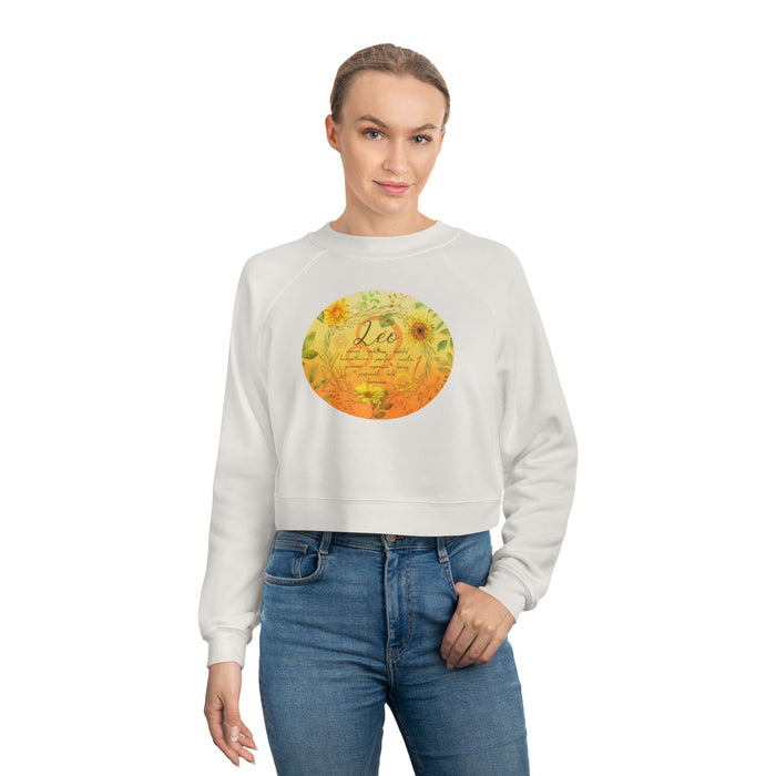 Leo Women's Cropped Fleece Pullover