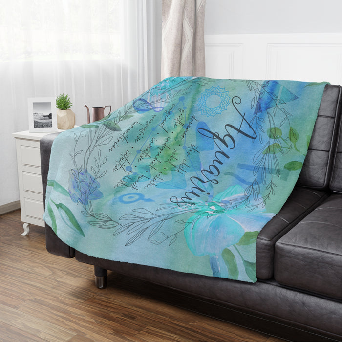 Aquarius Microfiber Blanket