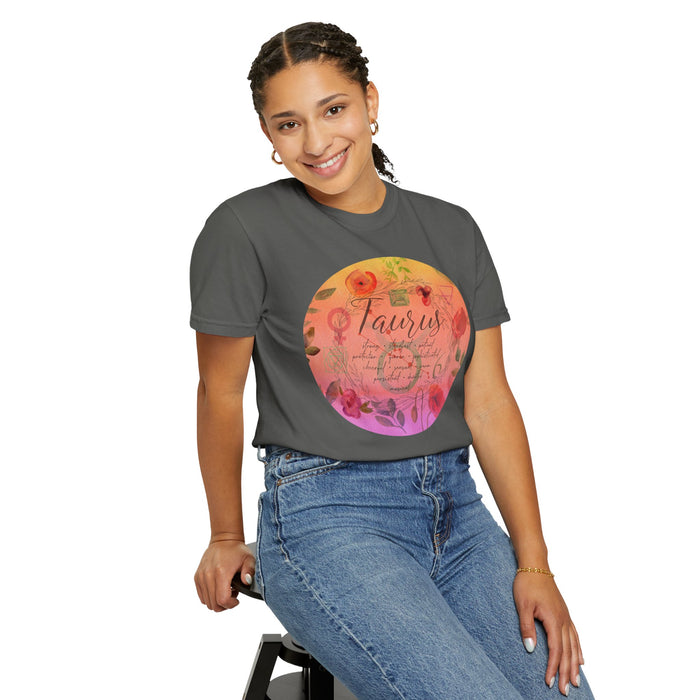 Taurus Unisex Garment-Dyed T-shirt