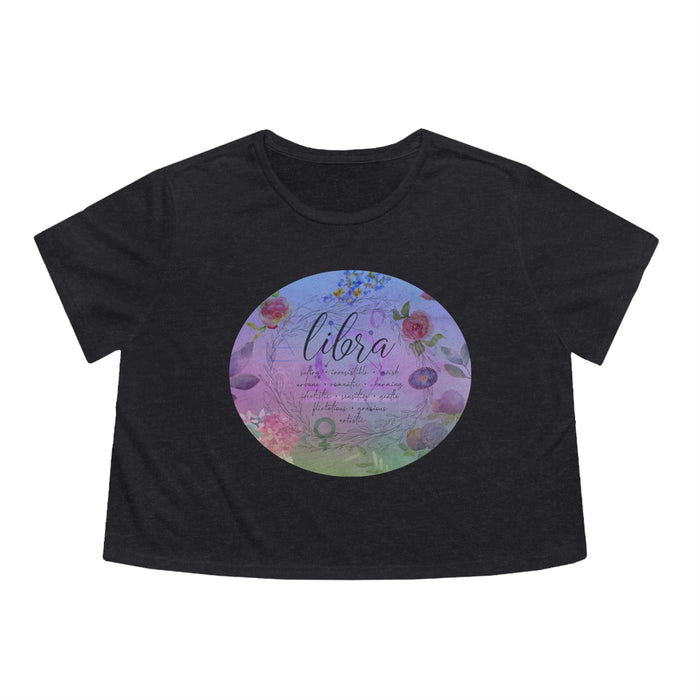 Libra Women's Flowy Cropped Tee