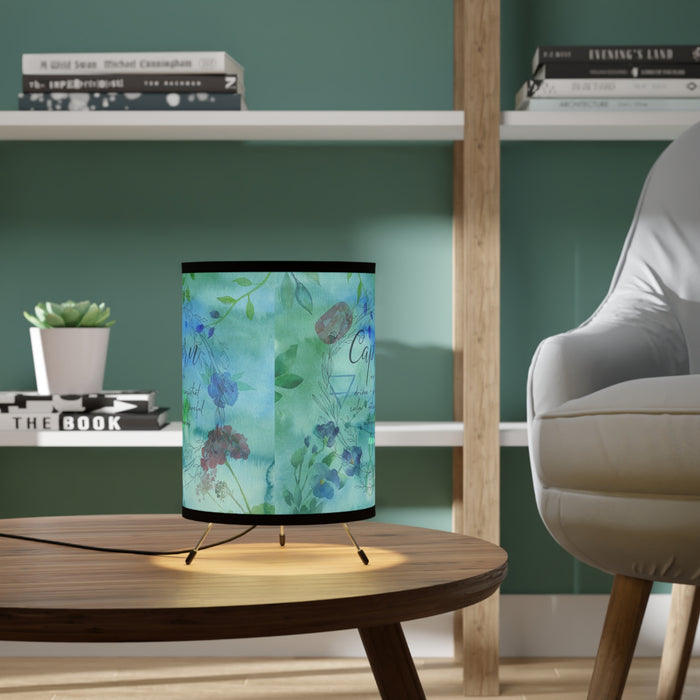 Capricorn Tripod Lamp with High-Res Printed Shade, US\CA plug