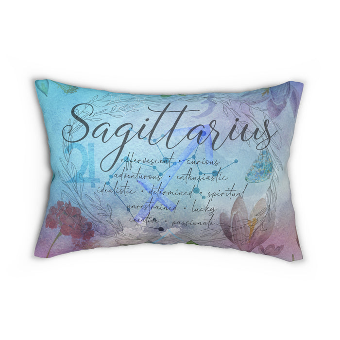 Sagittarius Spun Polyester Lumbar Pillow