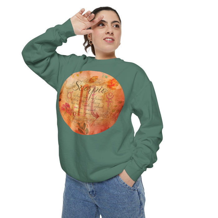 Scorpio Unisex Garment-Dyed Sweatshirt