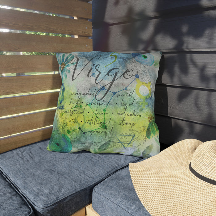 Virgo Outdoor Pillows