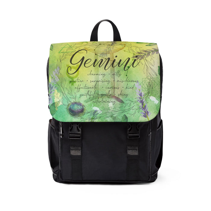 Gemini Unisex Casual Shoulder Backpack
