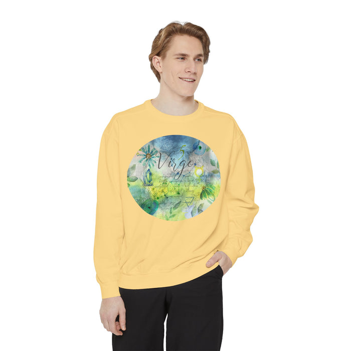Virgo Unisex Garment-Dyed Sweatshirt