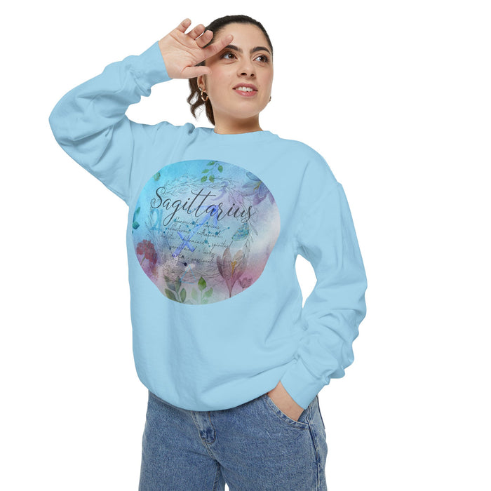 Sagittarius Unisex Garment-Dyed Sweatshirt