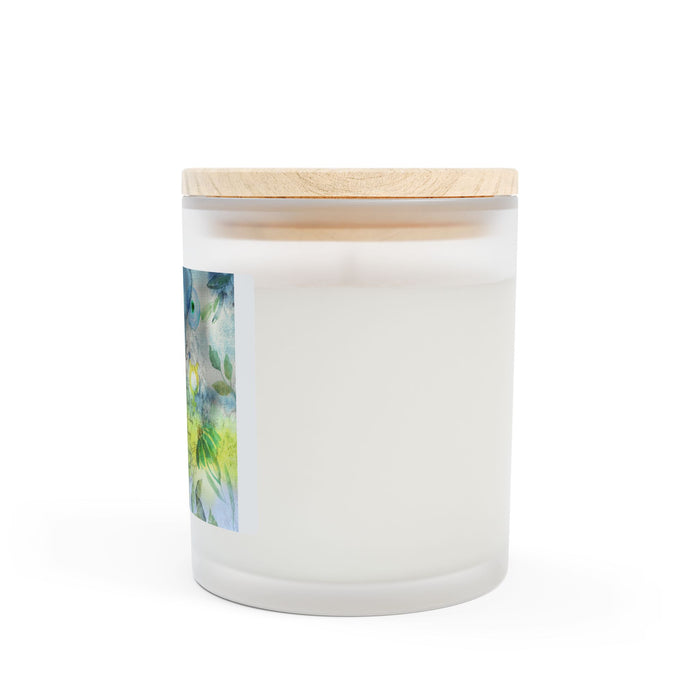 Virgo Frosted Glass Candle, 11oz