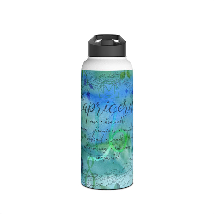 Capricorn Stainless Steel Water Bottle, Standard Lid