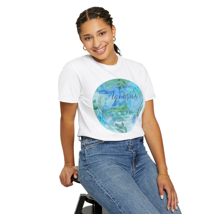 Aquarius Unisex Garment-Dyed T-shirt