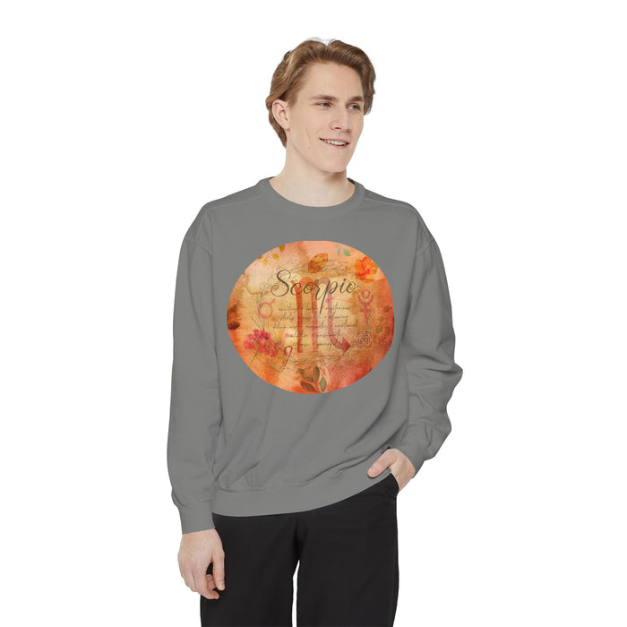 Scorpio Unisex Garment-Dyed Sweatshirt