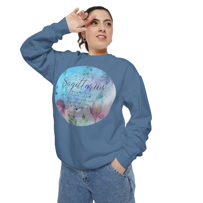 Sagittarius Unisex Garment-Dyed Sweatshirt