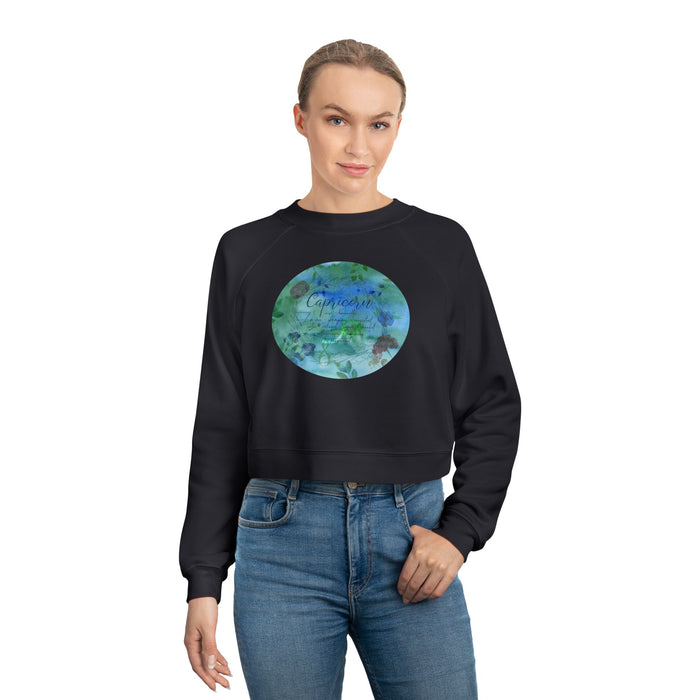 Capricorn Women's Cropped Fleece Pullover