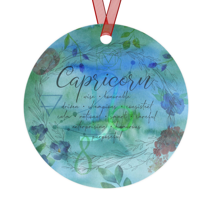 Capricorn Metal Ornaments