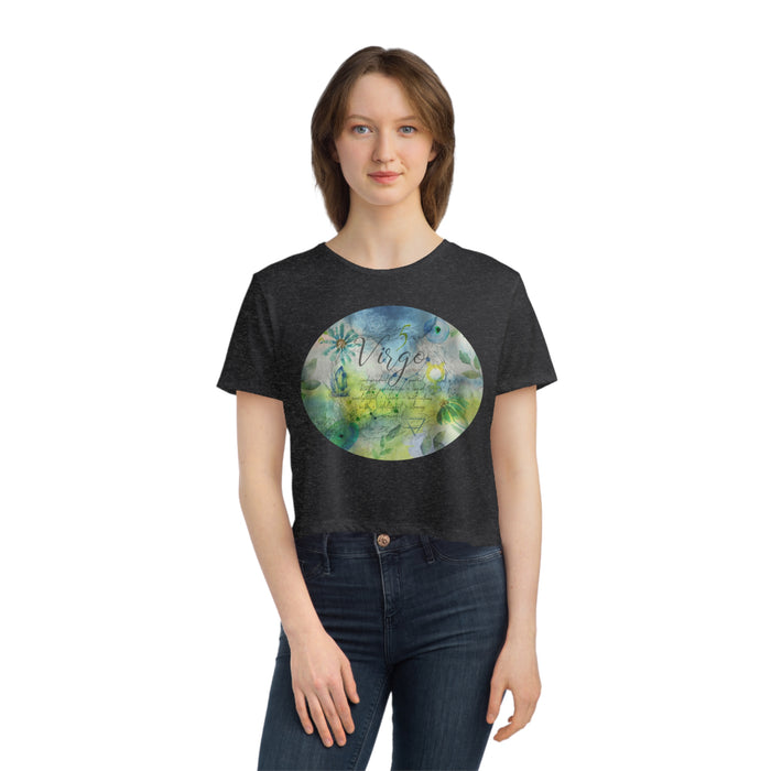 Virgo Women's Flowy Cropped Tee