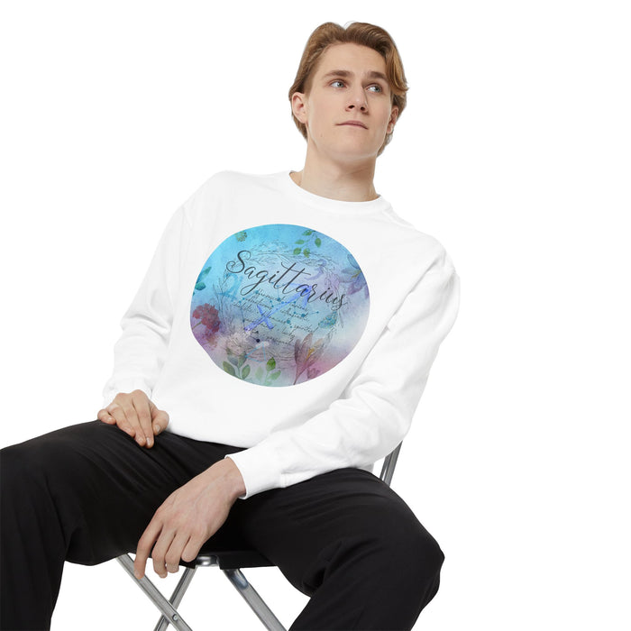 Sagittarius Unisex Garment-Dyed Sweatshirt