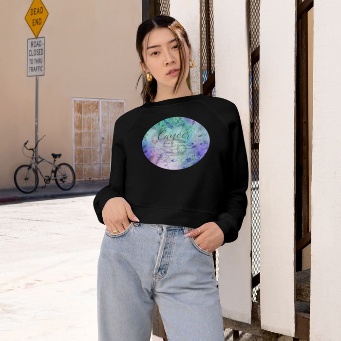 Cancer Women's Cropped Fleece Pullover