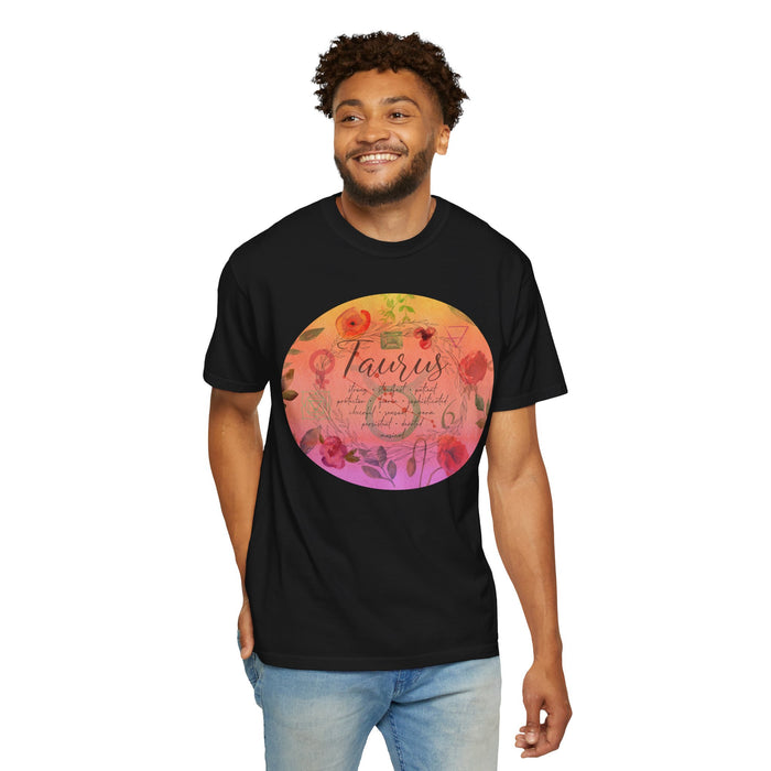 Taurus Unisex Garment-Dyed T-shirt