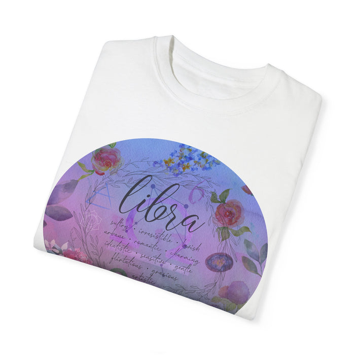 Libra Unisex Garment-Dyed T-shirt